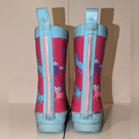 Hatley Toddler Unicorn Rainboots Size 7 - Picture 3 of 4